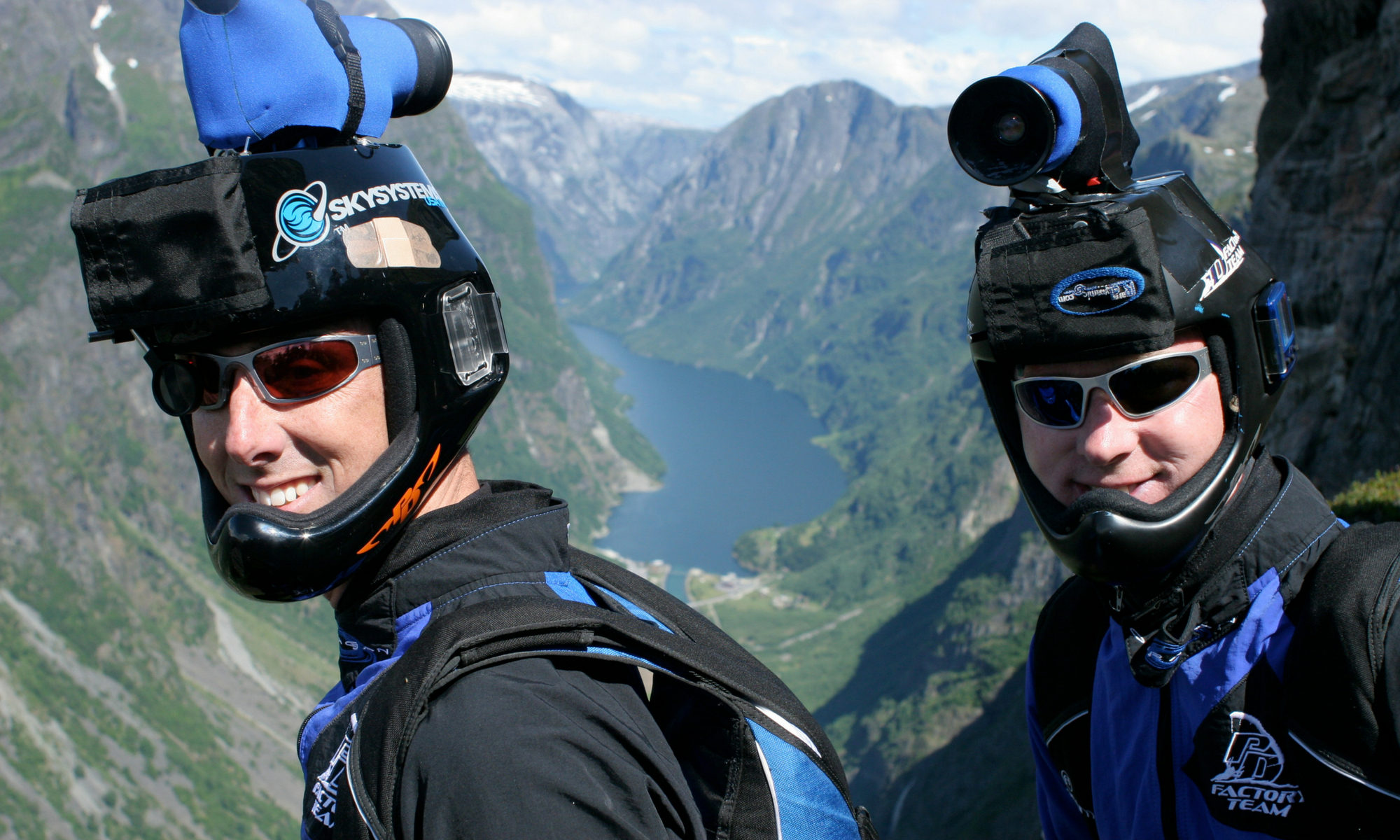 Shannon Pilcher with PD Factory Team member overlooking mountains